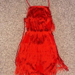 Red romper
